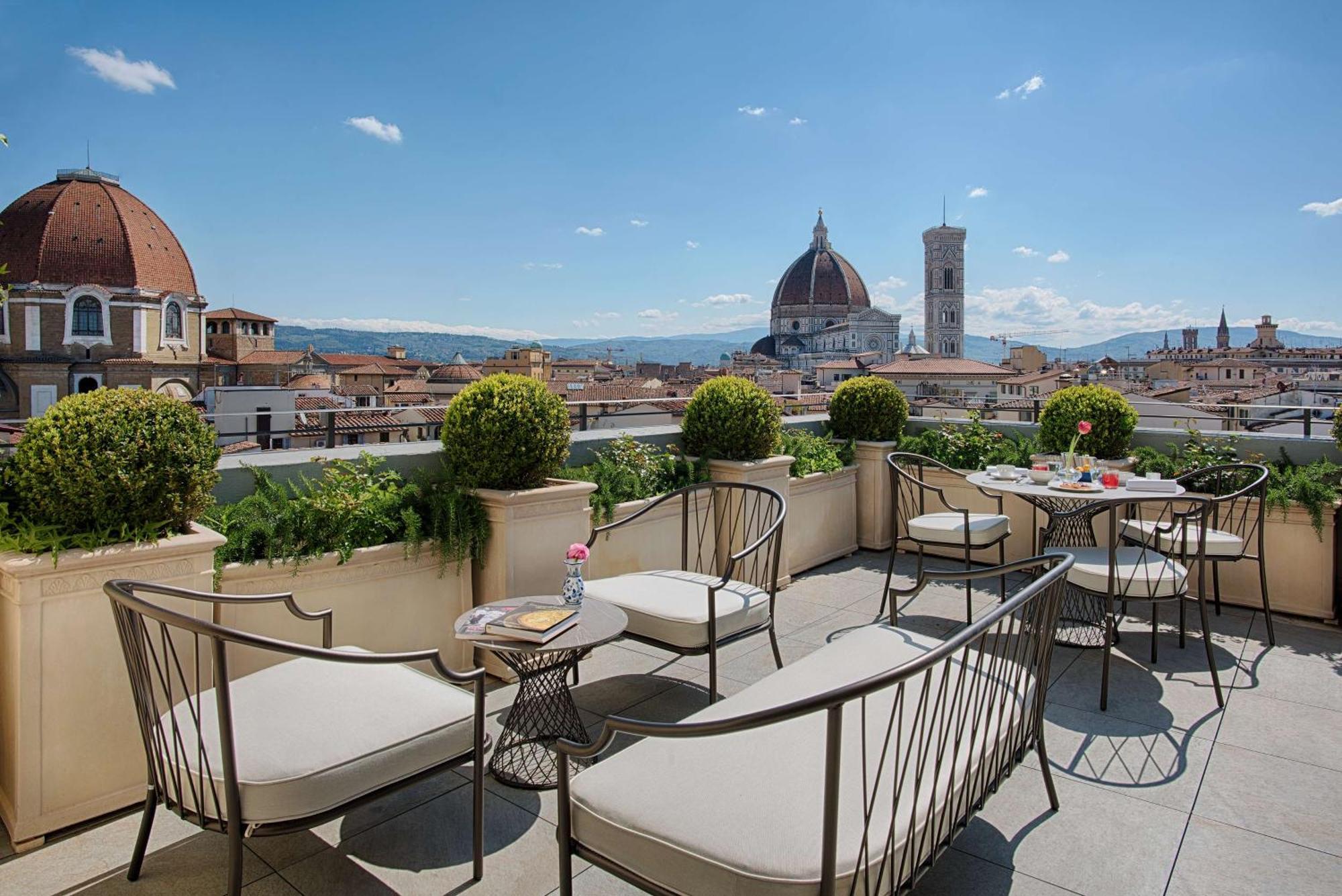 Tivoli Palazzo Gaddi Firenze Hotel Экстерьер фото The hotel's rooftop terrace