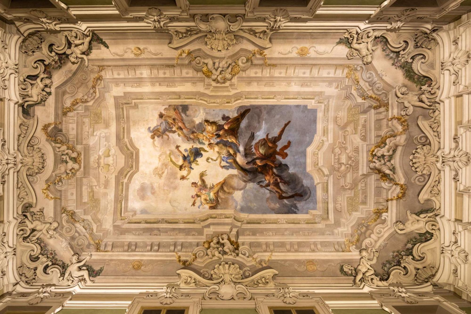 Tivoli Palazzo Gaddi Firenze Hotel Экстерьер фото Ceiling of the ballroom